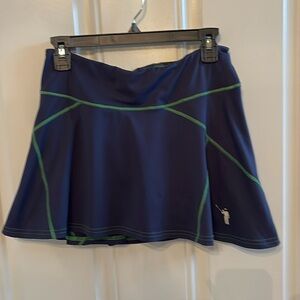 William Murray Preppy Golf Skirt Blue Green Plaid M